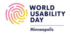 Logo for World Usability Day Minnesota 2018.